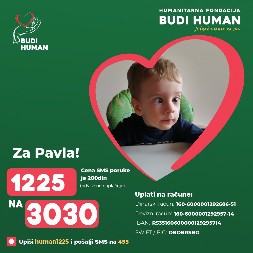 HRABRI PAVLE ČEKA NAŠU POMOĆ Roditelji veruju da dete ima potencijal da jednog dana prohoda i progovori