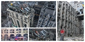 SABLASNE SCENE RAZORENE PRESTONICE Evo kako izgleda Kijev nakon raketnog udara (FOTO)