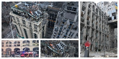 SABLASNE SCENE RAZORENE PRESTONICE Evo kako izgleda Kijev nakon raketnog udara (FOTO)