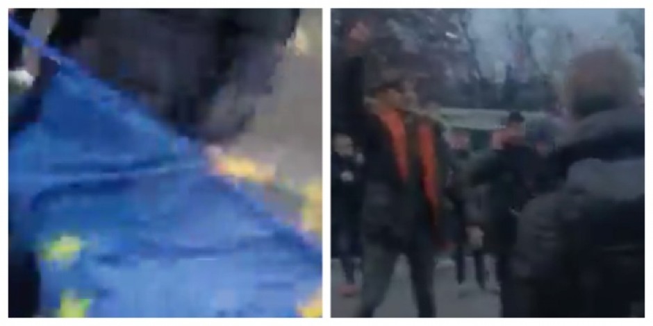 POBIŠE SE OKO ZASTAVE EU Toliko o tome da su svi koji su se okupili za Evropu