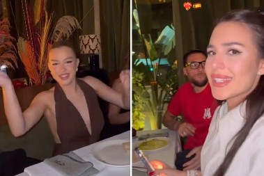 EMA RADUJKO U PROVODU SA ANASTASIJOM I NEMANJOM! Fešta u restoranu, prskalice na sve strane