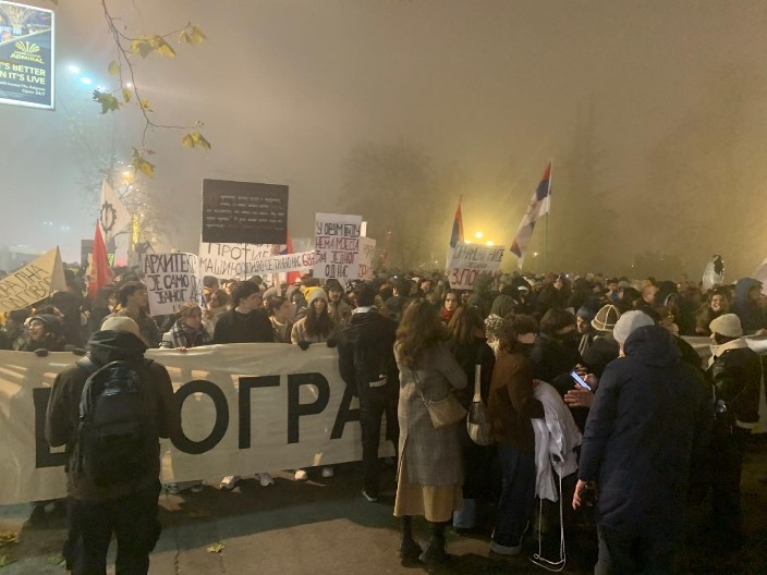 Razilaze se demonstranti na Studentskom trgu