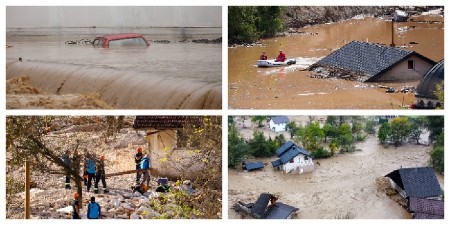 DRAMATIČNA SITUACIJA U BIH, ZEMLJA PONOVO NA UDARU POPLAVA! Desetak kuća u Konjicu POTOPLJENO