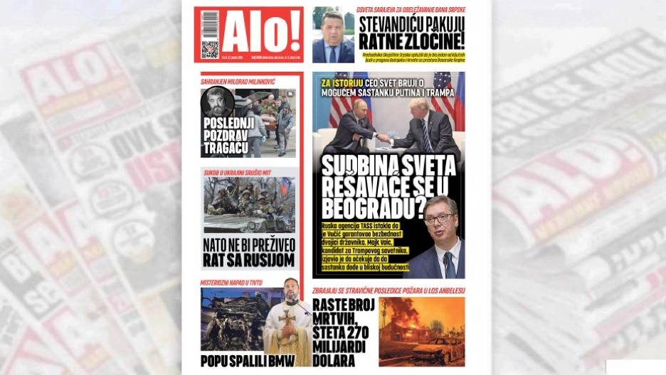 ZA ISTORIJU! SUDBINA SVETA REŠAVAĆE SE U BEOGRADU? Ceo svet bruji o mogućem sastanku Putina i Trampa