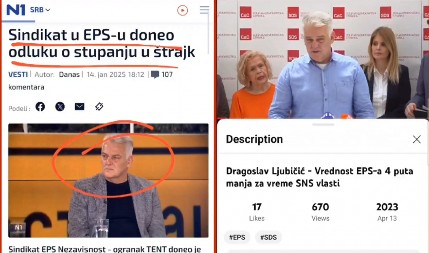 VELIKA PREVARA N1! Objavili da sindikat u EPS-u stupa u štrajk, a evo o kome se zaista radi!