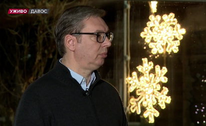 U SVETU SE DEŠAVAJU VELIKE PROMENE Vučić iz Davosa za RTS: Razgovaraćemo sa Amerikom o sankcijama NIS-u