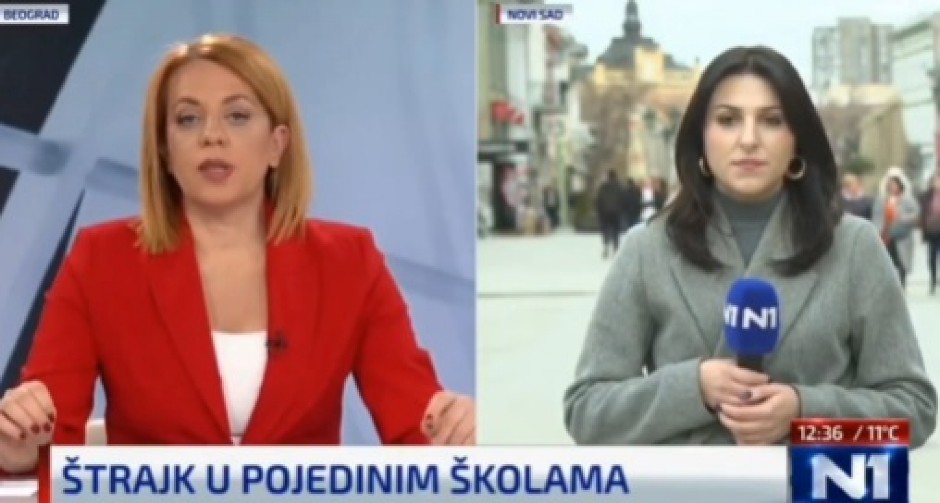 REPORTERKA N1 SRUŠILA SNOVE O GENERALNOM ŠTRAJKU: Tek nekoliko malih preduzetnika neće raditi, neki frizer i kafić!