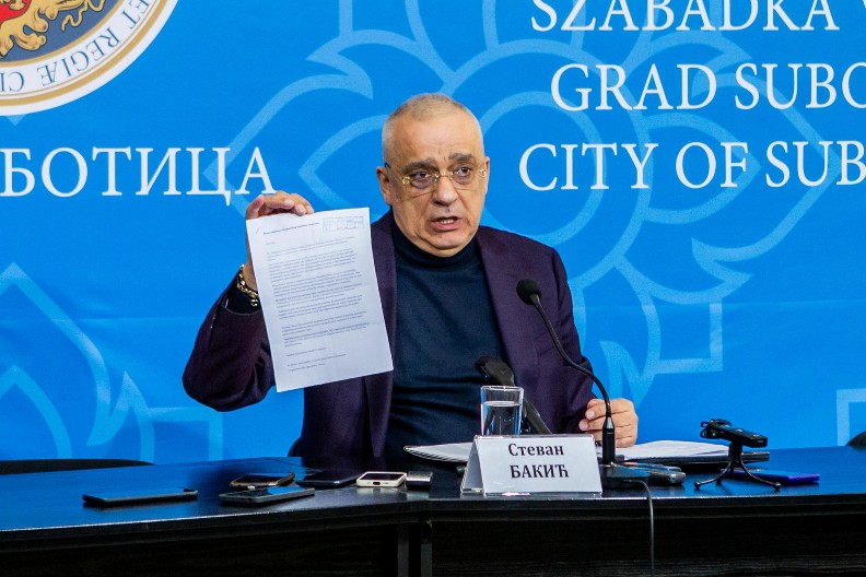 Gradonačelnik Subotice Stevan Bakić: „Nikada neću dozvoliti ponižavanje Srbije i srpskog naroda“