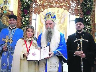 Jelena Trivan odlikovana ordenom Svetog kralja Dragutina – prepodobnog Teoktista