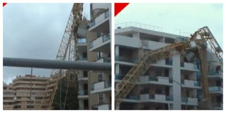 RAZORNE SCENE POSLE NEVREMENA U ITALIJI Pao kran, ruše se potporni zidovi, OPŠTI HAOS (VIDEO)