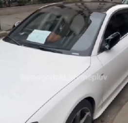 CRNOGORAC IZAZVAO HAOS U BEOGRADU Ostavio auto na pešačkom i urnebesnu poruku zbog koje Beograđani plaču od smeha! (VIDEO)