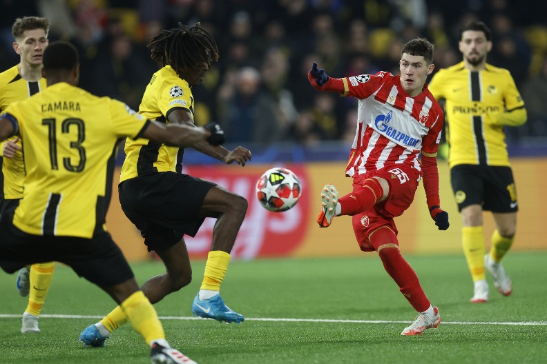 ZVEZDA IMA ČEMU DA SE DIČI Maksimović je po ovom parametru osmi u Ligi šampiona