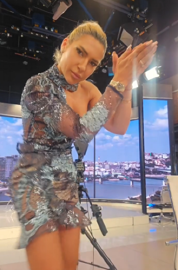 ZAMEŠALA KUKOVIMA, STUDIO SE TRESE! Haos u Jutarnjem programu, Jovana Jeremić u miniću izazvala šok! (VIDEO)