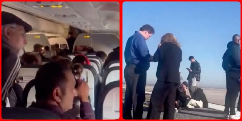ZAPALIO SE AVION, JEZIV SNIMAK, PUTNICI U PANICI! Nova drama na aerodromu, naređena HITNA evakuacija u Hjustonu (VIDEO)