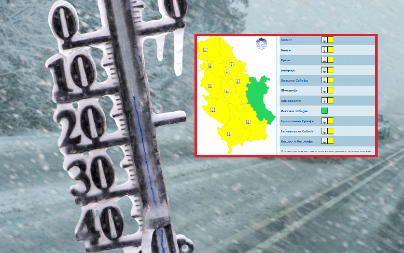 SRBIJA DANAS CELA U ŽUTOM Popaljeni alarmi zbog ove opasnosti (VIDEO)