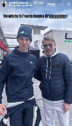 VELIKA ČAST ZA ANDRIJU KOSTIĆA Legenda formule 1 Mika Hakinen podržao srpsko čudo od deteta