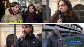 SRAMNO! Pripadnici opozicije potrčali na Hrvatsku radio-televiziju da pljuju po Srbiji!