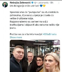 DRUK PUMPA RADI PUNOM PAROM Žuti u Briselu u epizodi "klečimo pred strancima i molimo za pomoć u rušenju Vučića"