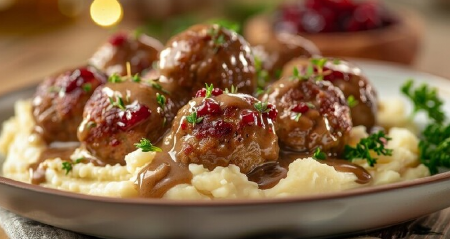 ŠVEDSKE ĆUFTE Služite uz pire krompir ili sos od brusnica, za savršen ručak