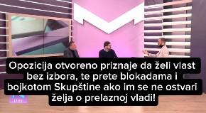OPOZICIONARI PRIZNALI SVE NA ŠOLAKOVOJ TELEVIZIJI Spremaju haos jer traže vlast bez izbora! (VIDEO)
