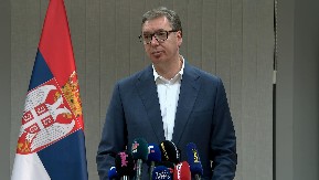 VUČIĆ O ZVUČNOM TOPU Znaju da to nije istina, jedna laž drugu sustiže