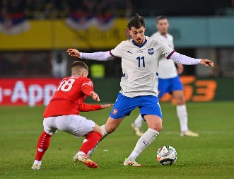 MAJSTORIJA LAZARA SAMARDŽIĆA Perfektan pogodak kojim je Srbija izvukla nerešeno u Beču (VIDEO)