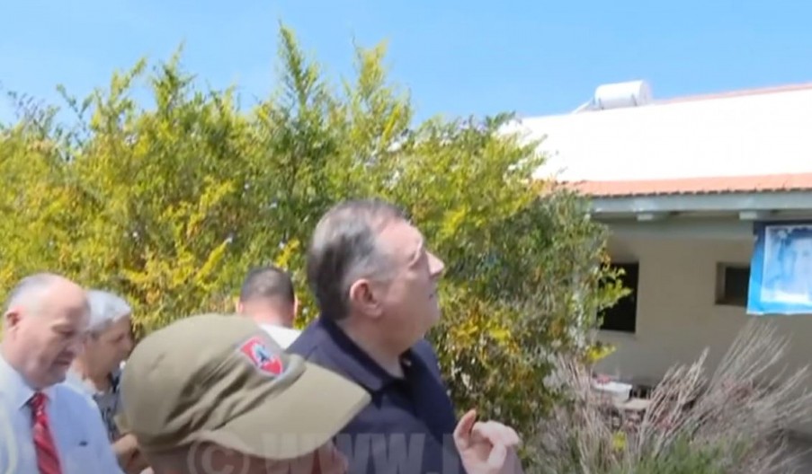 IZNAD DODIKA EKSPLODIRAO PROJEKTIL Snimak trenutka napada Hamasa na kibuc u kojem je bio predsednik RS (VIDEO)