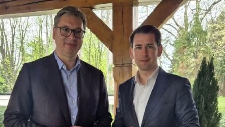 "SRDAČAN SUSRET SA STARIM DOBRIM PRIJATELJEM" Vučić se sastao sa Sebastijanom Kurcom