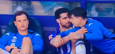 STRAŠAN SKANDAL U ŠPANIJI Fudbaler nasrnuo na saigrača tokom utakmice (VIDEO)