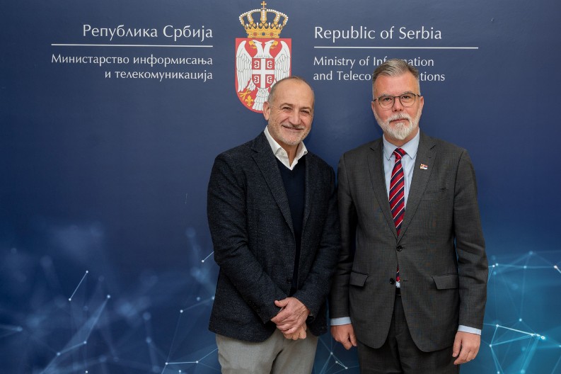 Ministar Ristić sastao se sa Alehandrom Platerom, generalnom direktorom kompanije ,,A1 Telekom Austrija grupa (FOTO)