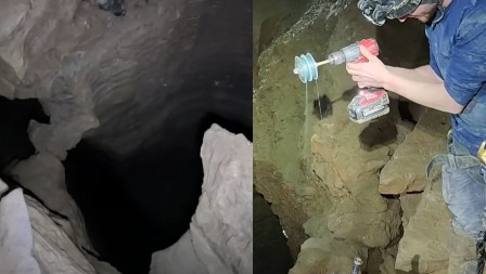 SCENA KAO IZ HOROR FILMA Spustili se u mračnu pećinu pa snimili kompletan boravak, prizor ledi krv u žilama! (VIDEO)