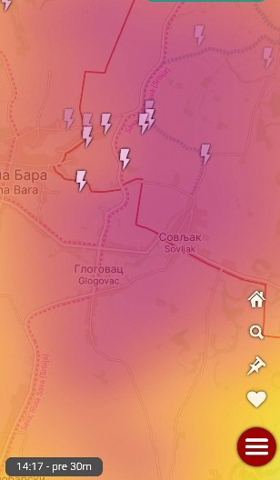 CRKVENA ZVONA UPOZORAVALA NA NEVREME U MAČVI Velika količina grada pala u Sovljaku, zabelela se dvorišta (FOTO)