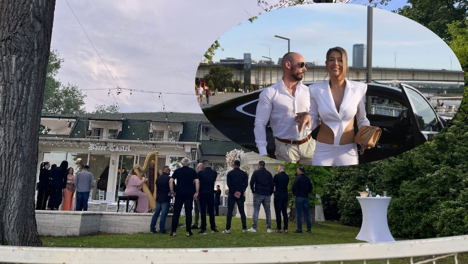 OBEZBEĐENJE OPKOLILO SALAŠ NA KOM SE TEA UDALA! Evo šta se dešavalo pred venčanje Tairovićeve (FOTO)