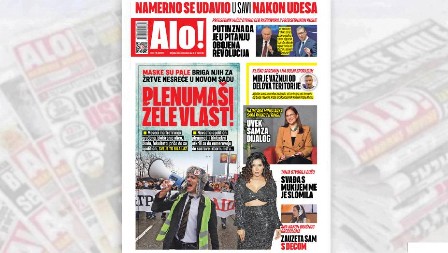 MASKE SU PALE Briga njih za žrtve nesreće u Novom Sadu - plenumaši žele VLAST!