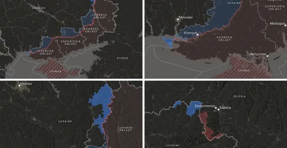 EVO KAKO ĆE UKRAJINA IZGLEDATI NAKON ŠTO JE RASCEPKAJU TRAMP I PUTIN: Karte su neumoljive (FOTO)