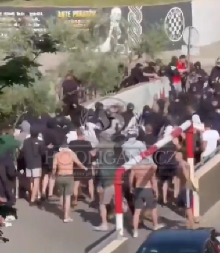 NE ZNA SE KO KOGA UDARA Pojavio se snimak ogromne tuče navijača u Hrvatskoj (VIDEO)