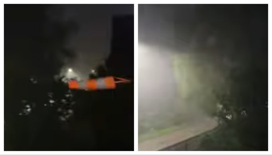 JEZIVO OLUJNO NEVREME UDARILO NA VINKOVCE Prst pred okom se nije video, svi su tražili zaklon (VIDEO)