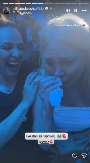 "KAD NEMAM SREĆE U LJUBAVI" Milica Todorović se guši u suzama, zbog Marije Šerifović ne može da dođe sebi! (VIDEO)