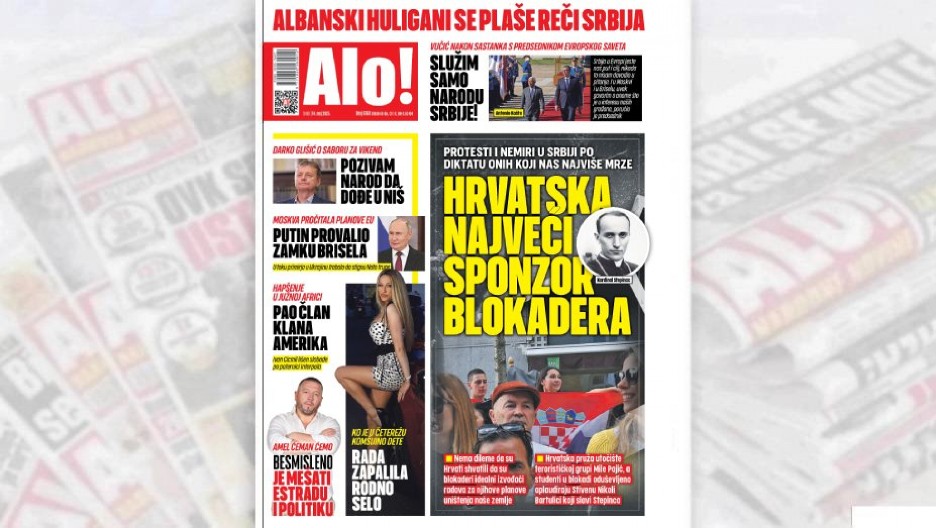 HRVATSKA NAJVEĆI SPONZOR BLOKADERA! Protesti i nemiri u Srbiji po diktatu onih koji nas najviše mrze