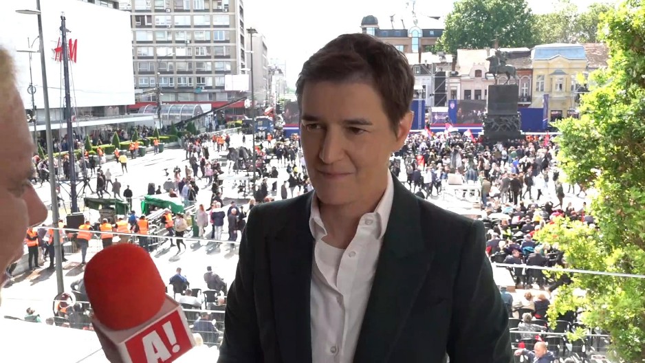 ANA BRNABIĆ ZA ALO! Ovde nema nasilja i nema mržnje, ovde je danas Srbija koja nastavlja da pobeđuje!