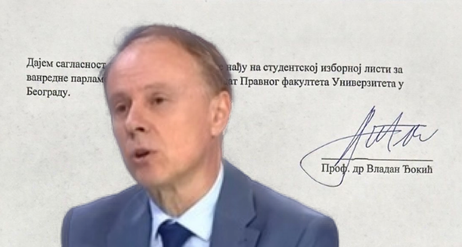 REKTOR ĐOKIĆ JEDNIM POTPISOM POKAZAO KO JE GLAVNI POLITIKANT BLOKADERA FOTELJAŠA Ministar prosvete otkrio: Znam kako vodi celu ovu igru do sada