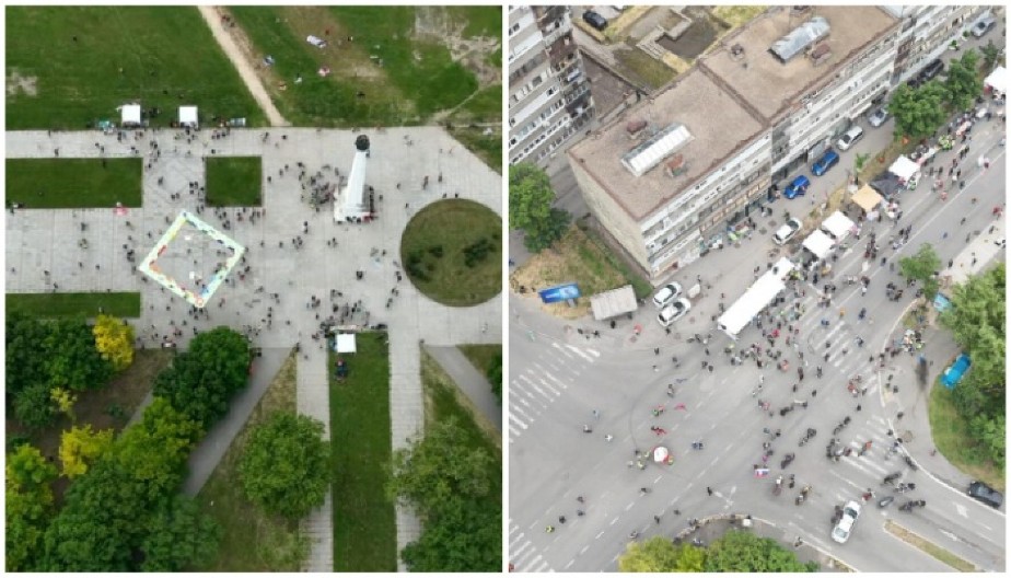 PROTEST U BEOGRADU PUKAO KAO BALON Katastrofalan odziv građana govori samo jedno: Blokaderi foteljaši - narod vas NEĆE! (FOTO)