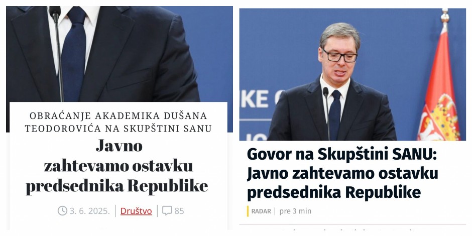 MANIPULATORI IZ ŠOLAKOVIH MEDIJA! Evo kako predstavljaju govor jedne nervozne osobe kojoj smeta sve živo u Srbiji (FOTO)