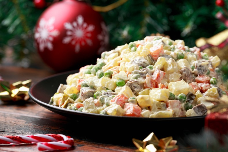 DOK NE DOĐU MRSNI DANI Recept za čuvenu rusku salatu u posnoj verziji