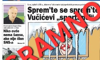 VUČIĆ SE UPRAVO OGLASIO Predsednik prokomentarisao naslovnicu tabloida: Propadaju im besmisleni protesti, lagaće sve više!