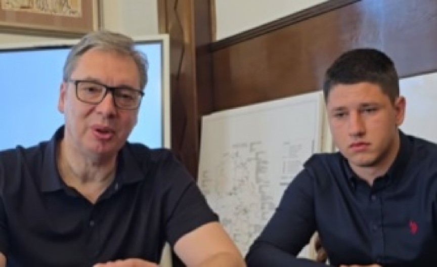 VUČIĆ SE UPRAVO OGLASIO! Predsednik Srbije sa Milošem Pavlovićem: Država više neće da toleriše nasilje (VIDEO)