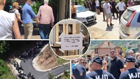 DIVLJALI, DIVLJALI, PA SE ZAVUKLI U MIŠJU RUPU Izborni dan u Kosjeriću i Zaječaru blokaderi obeležili HAOSOM! Ali džaba im i jaja i krv i nasilje!