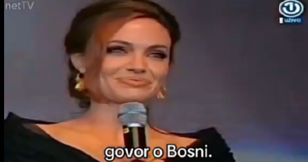"DOBRO VEČE" PORUČILA ANĐELINA DŽOLI U Sarajevu se svim okupljenima zahvalila na dolasku, evo o čemu se radi! (VIDEO)