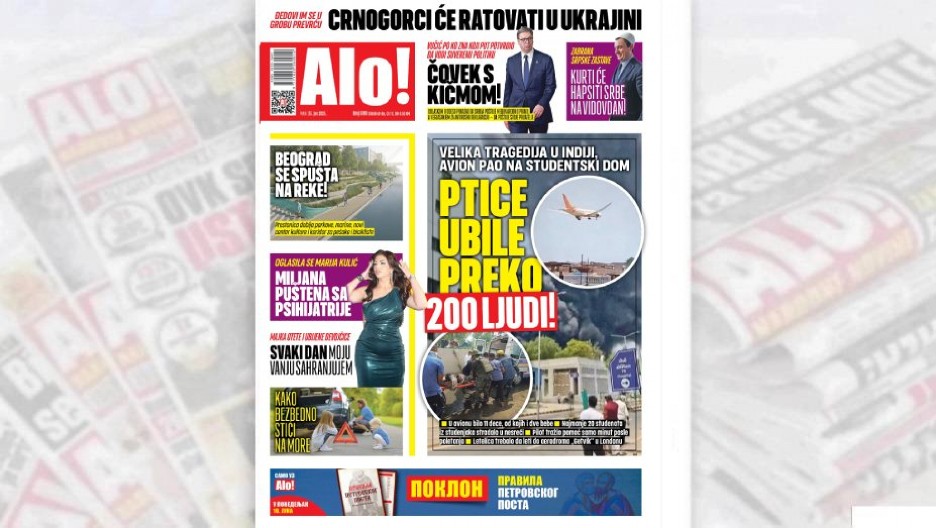 PTICE UBILE PREKO 200 LJUDI! Velika tragedija u Indiji, avion pao na studentski dom