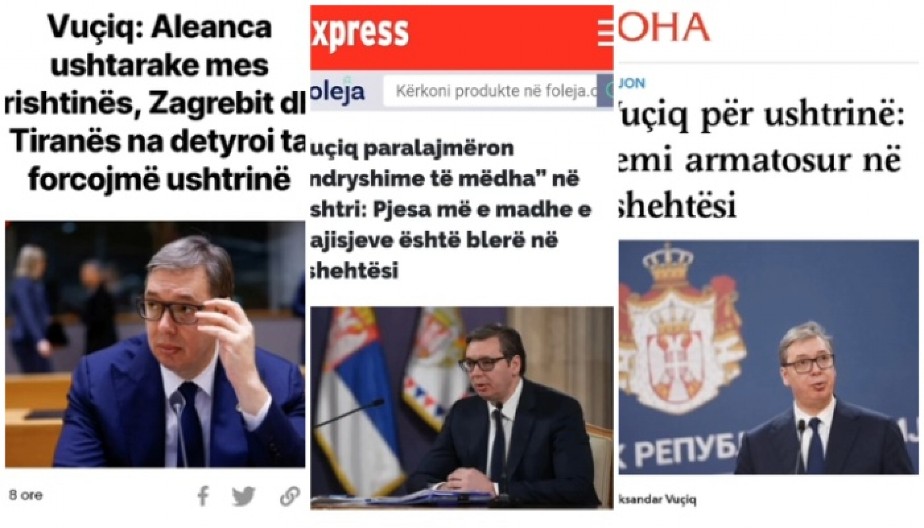 GLAVNA VEST ZA ALBANCE Nakon Vučićevih reči o naoružanju, nastala panika u Kurtijevim medijima! (VIDEO)